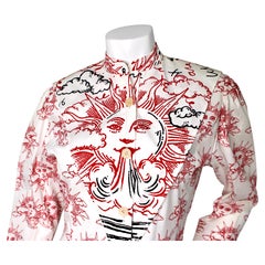 Stella McCartney "We Are The Weather" Gia Sun Print Cotton Dress circa 2020