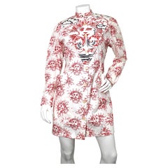 Stella McCartney "We Are The Weather" Gia Sun Print Cotton Dress circa 2020