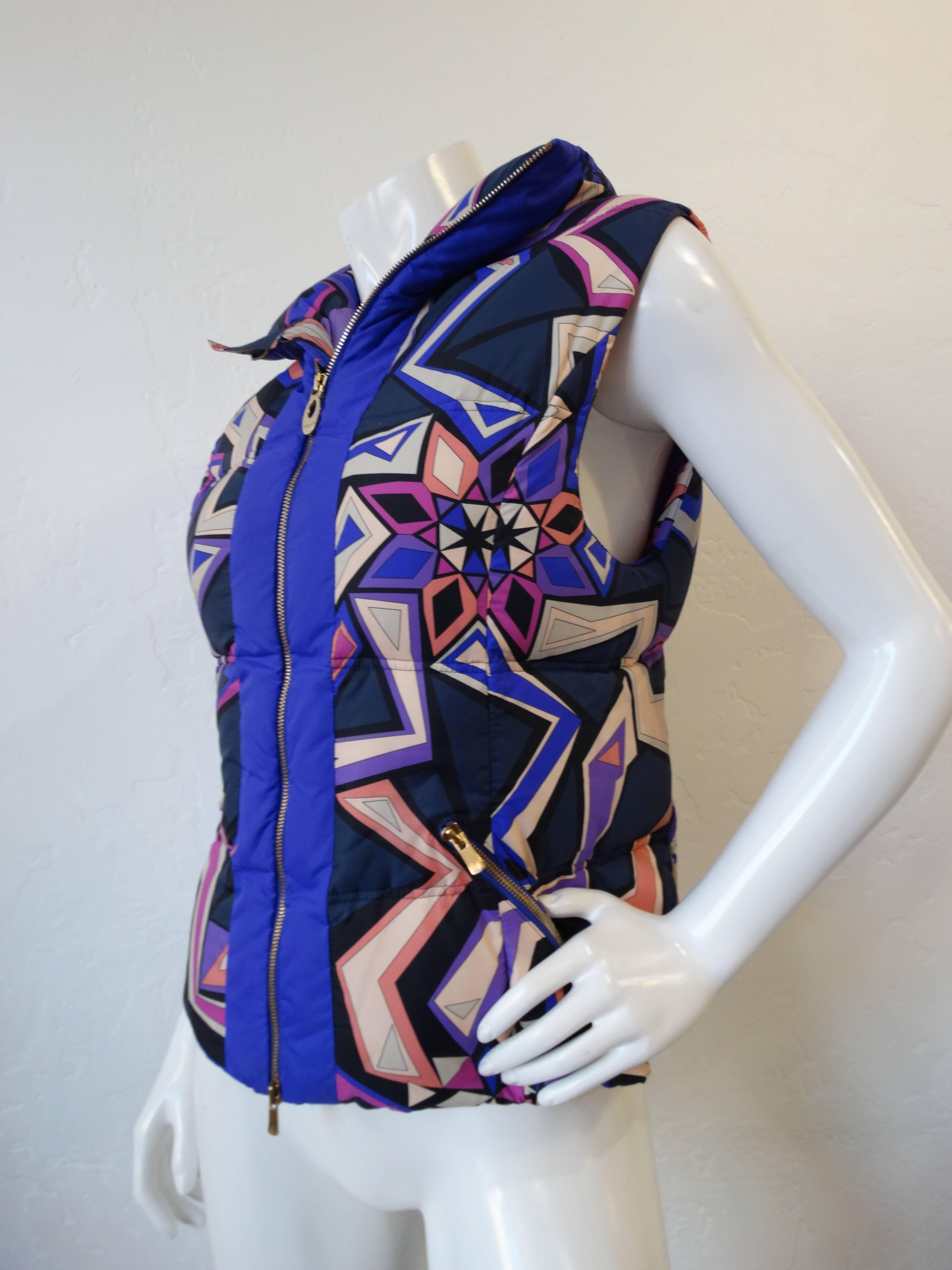 Emilio Pucci Geometric Puffer Vest 1