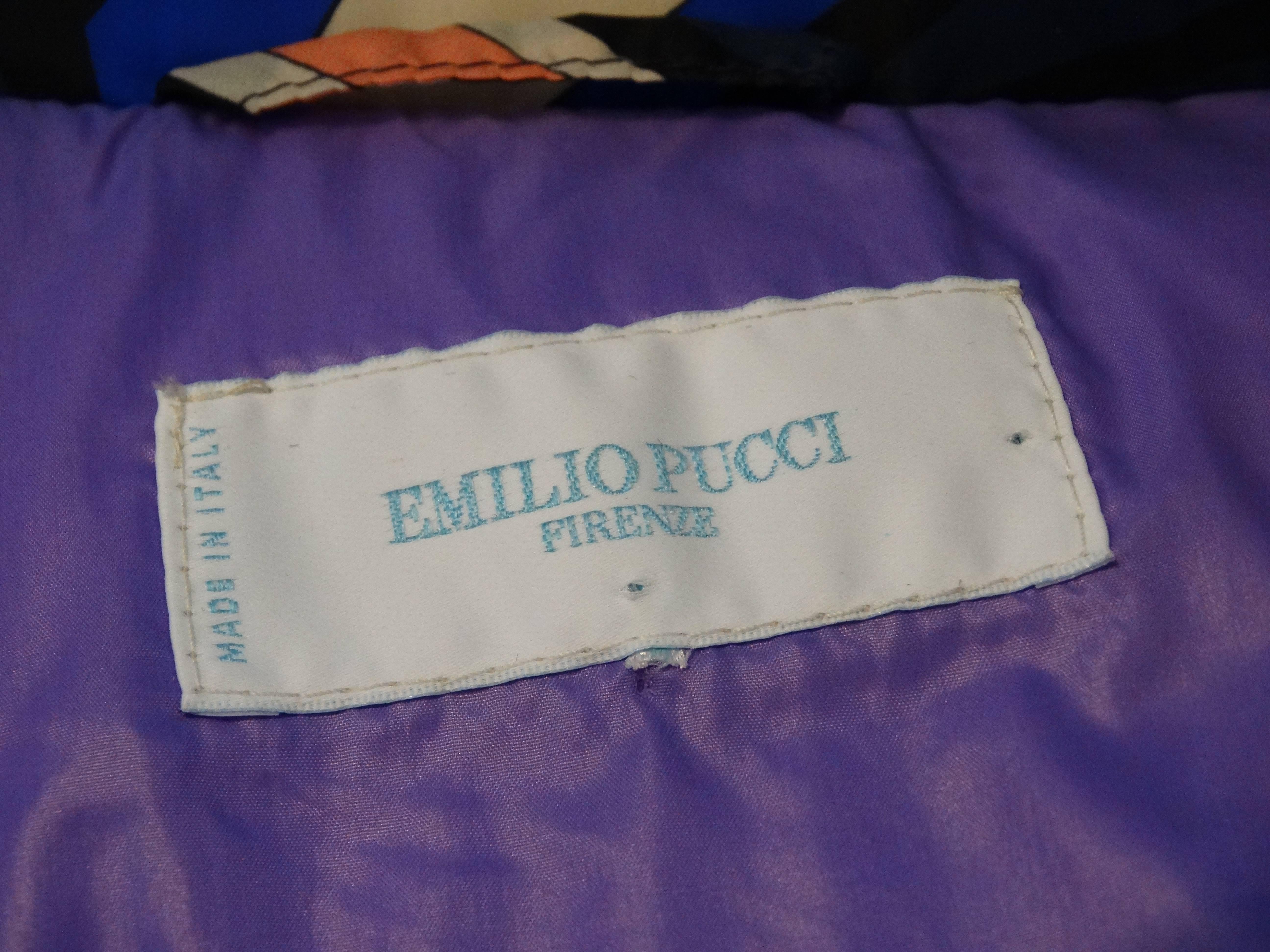 Emilio Pucci Geometric Puffer Vest 2