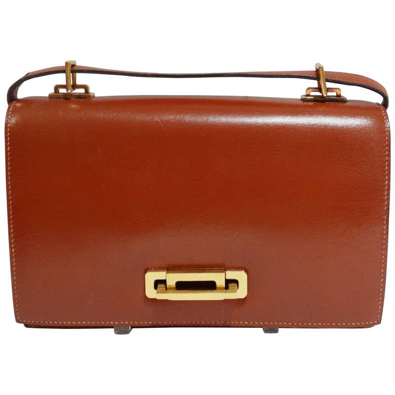 1950s Gorgeous Susan Gail Handbag with Embellished Wood Handle at ...