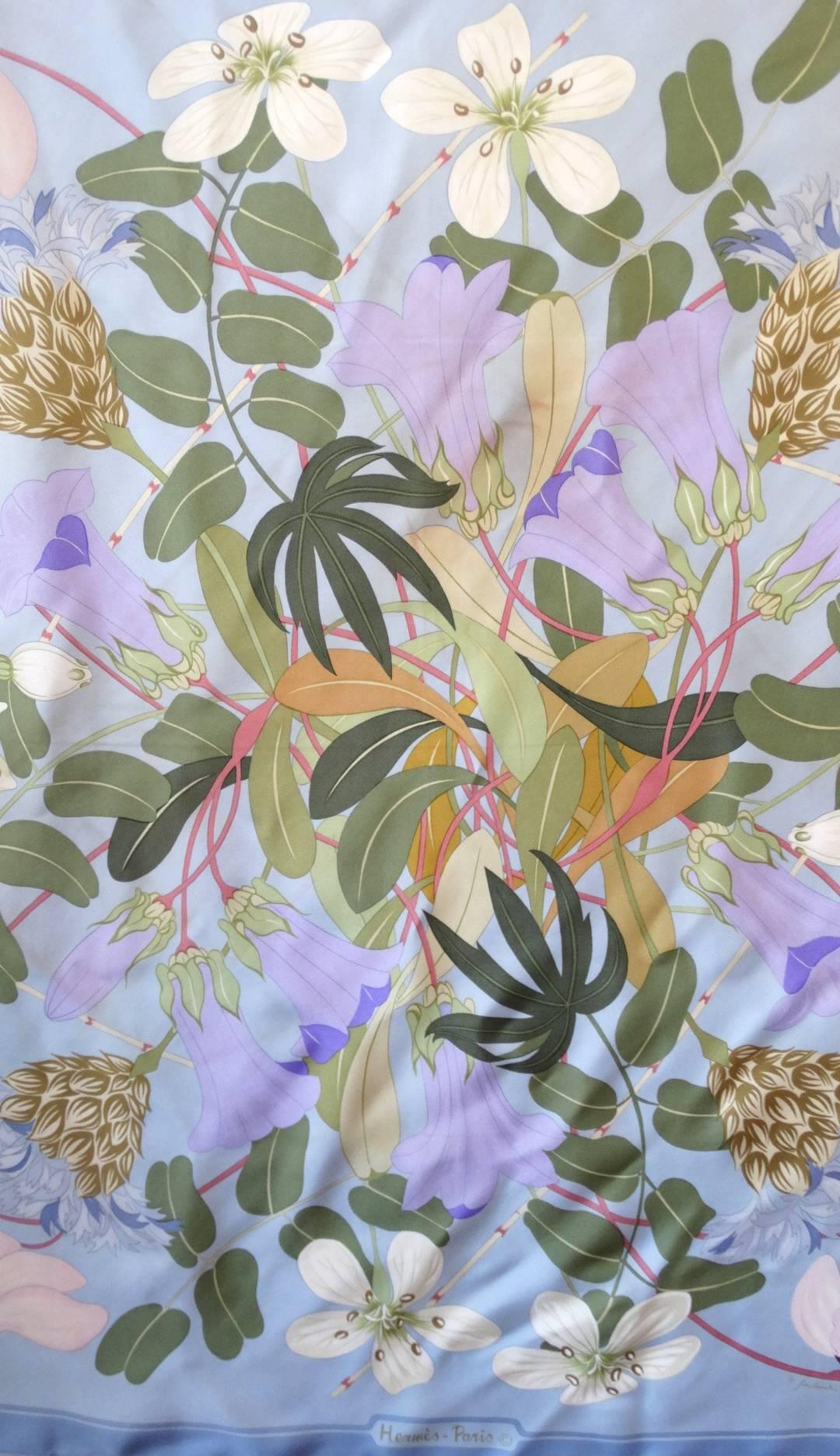 Hermes Silk Scarf Flora Graeca by Niki Goulandris, 1983 1