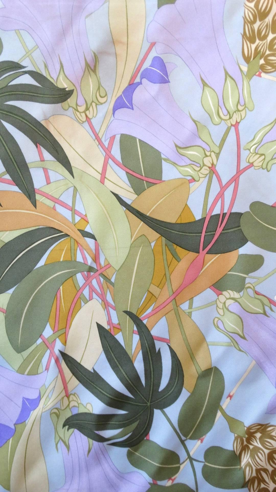 Hermes Silk Scarf Flora Graeca by Niki Goulandris, 1983 4