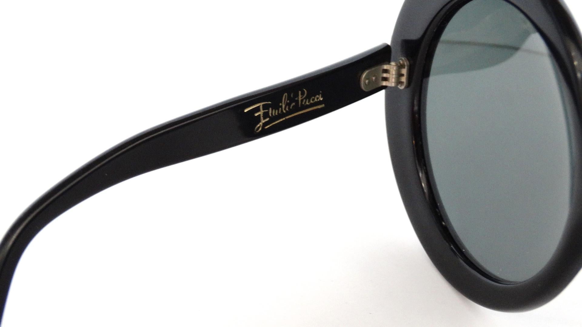 Women's Emilio Pucci Oversized Sunglasses, 1960s