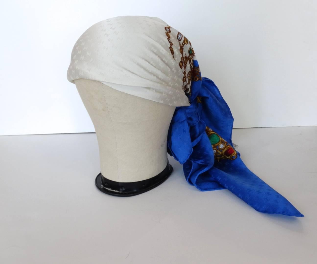 chanel head scarf