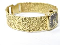 1972 Bulova Christian Dior 14k Gold Wristwatch