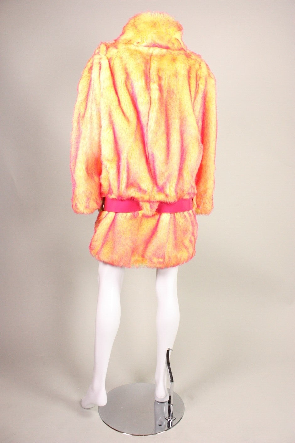 Women's 1990's Thierry Mugler Faux Fur Coat