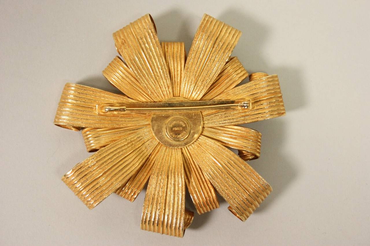 Women's Dominique Aurientis Gold-Toned Circular Brooch