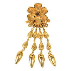 Christian Lacroix Gold-Toned Brooch