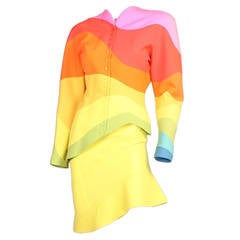 1990 Thierry Mugler Rainbow Suit