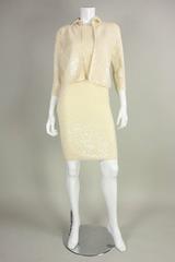 1960's Anna Giovannozzi Sequined Knit Ensemble