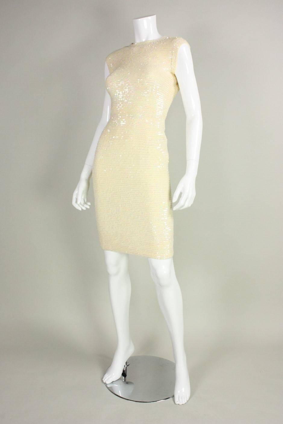 Women's 1960's Anna Giovannozzi Sequined Knit Ensemble For Sale