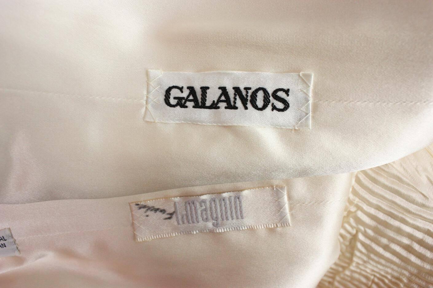 1980's Galanos Textured Silk Jacket 2