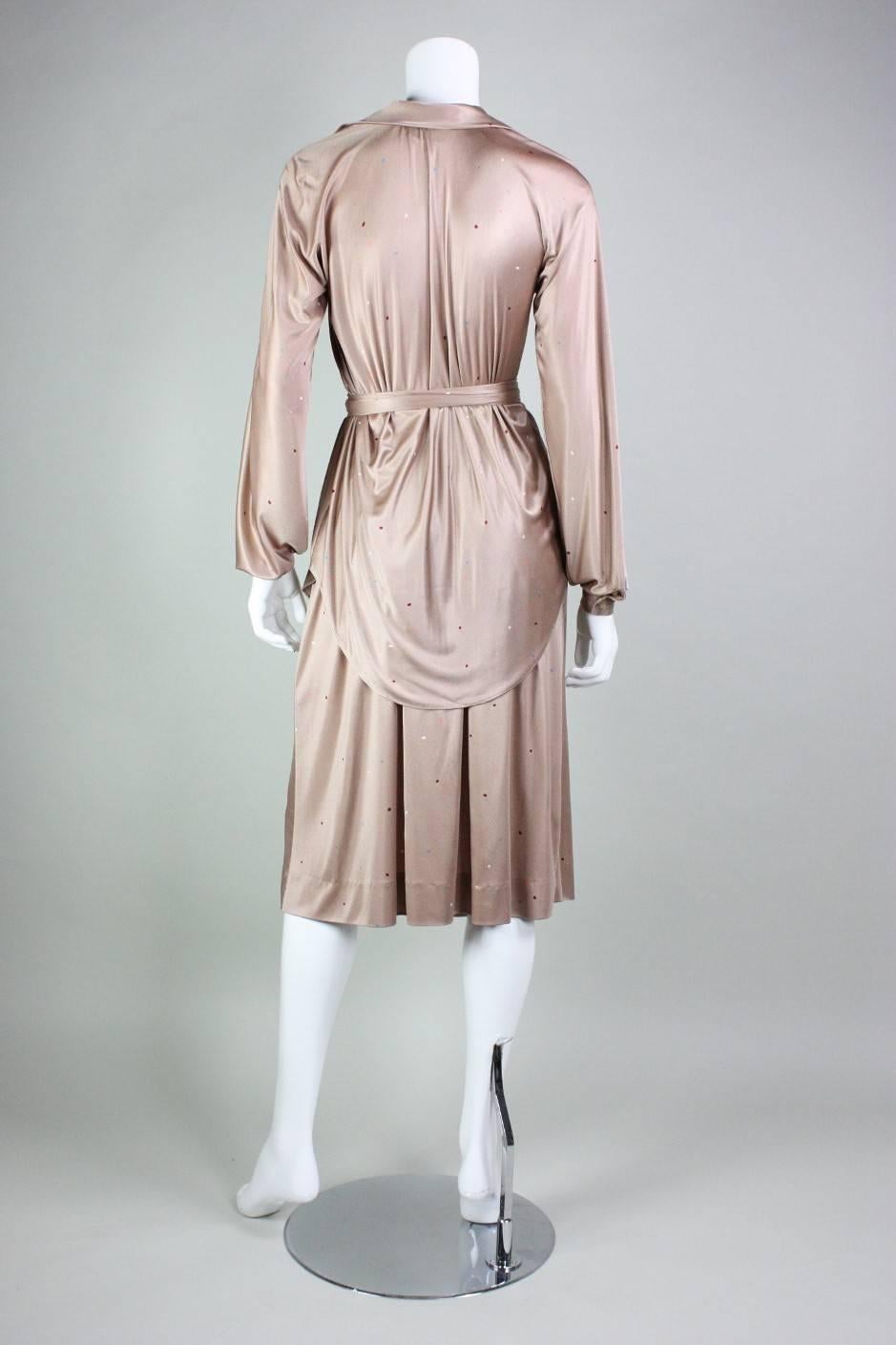 Women's 1970's Halston IV Jersey Ensemble For Sale