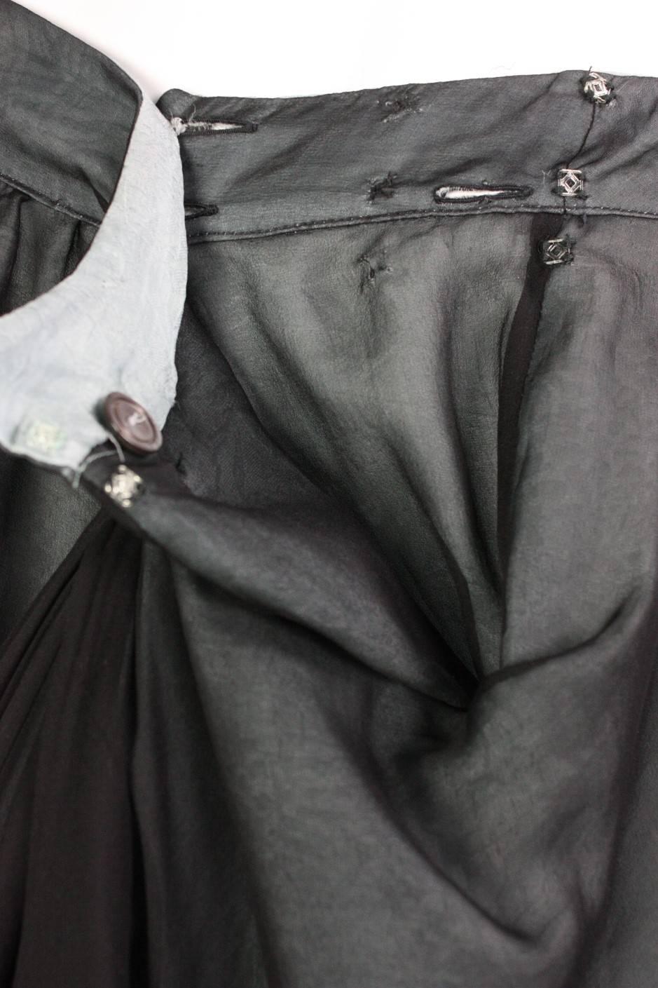 Giorgio Armani Double-Layered Silk Full Skirt 3