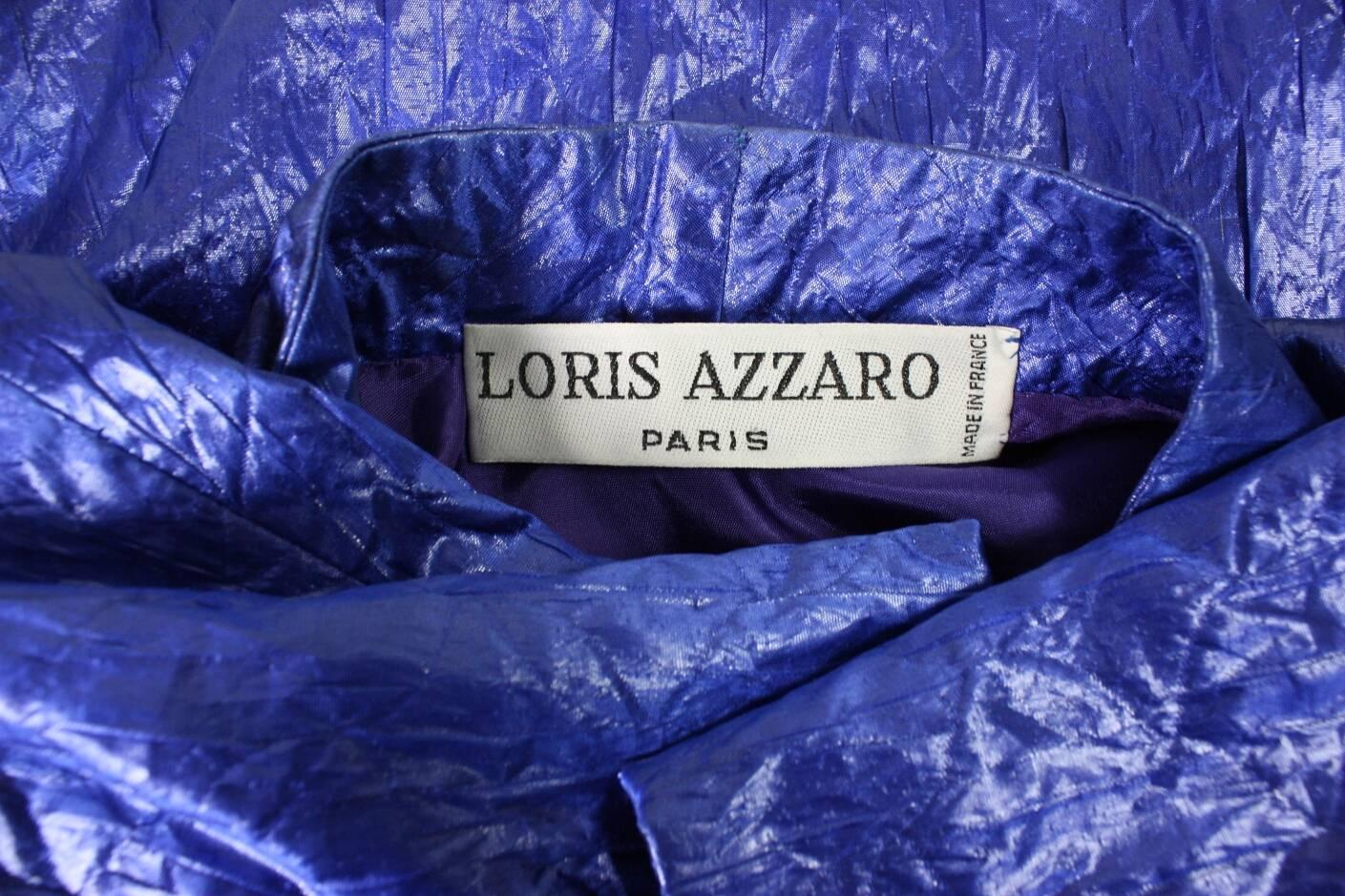 1980's Loris Azzaro Geometric Cocktail Dress & Jacket For Sale 5