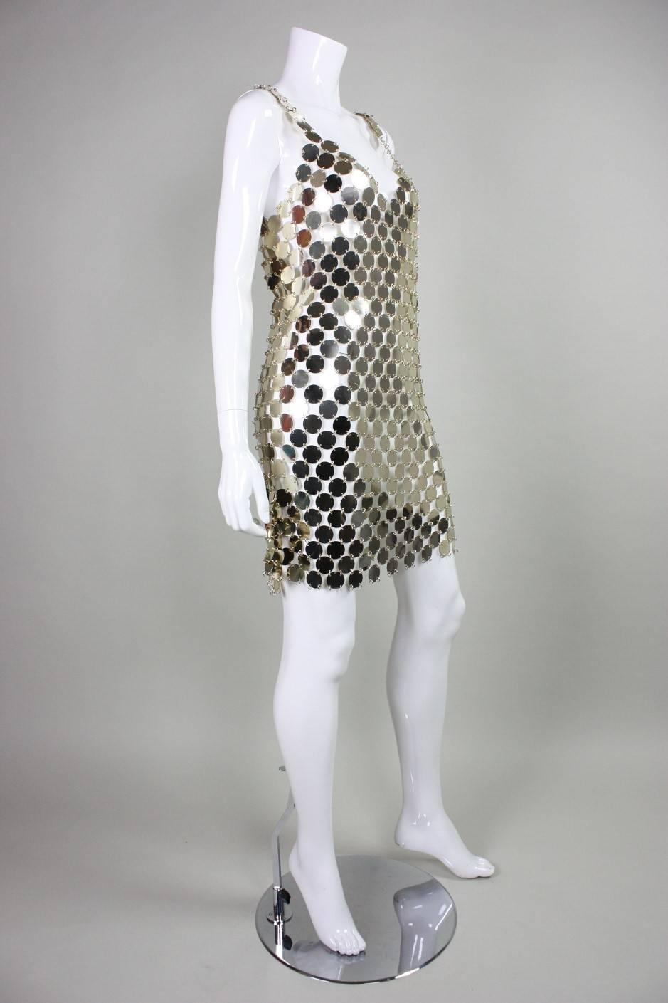 1990's Paco Rabanne Do It Yourself Dress Kit Dress In Excellent Condition In Los Angeles, CA