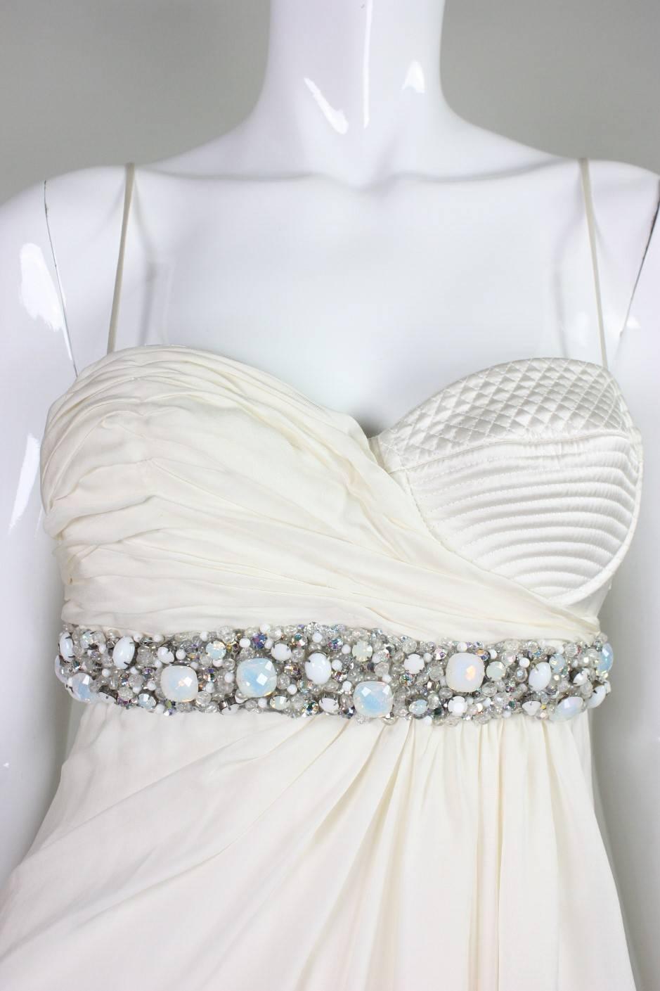 Roberto Cavalli Chiffon Goddess Gown For Sale 2