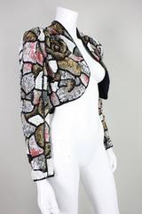 1980's Sequined & Beaded Bolero