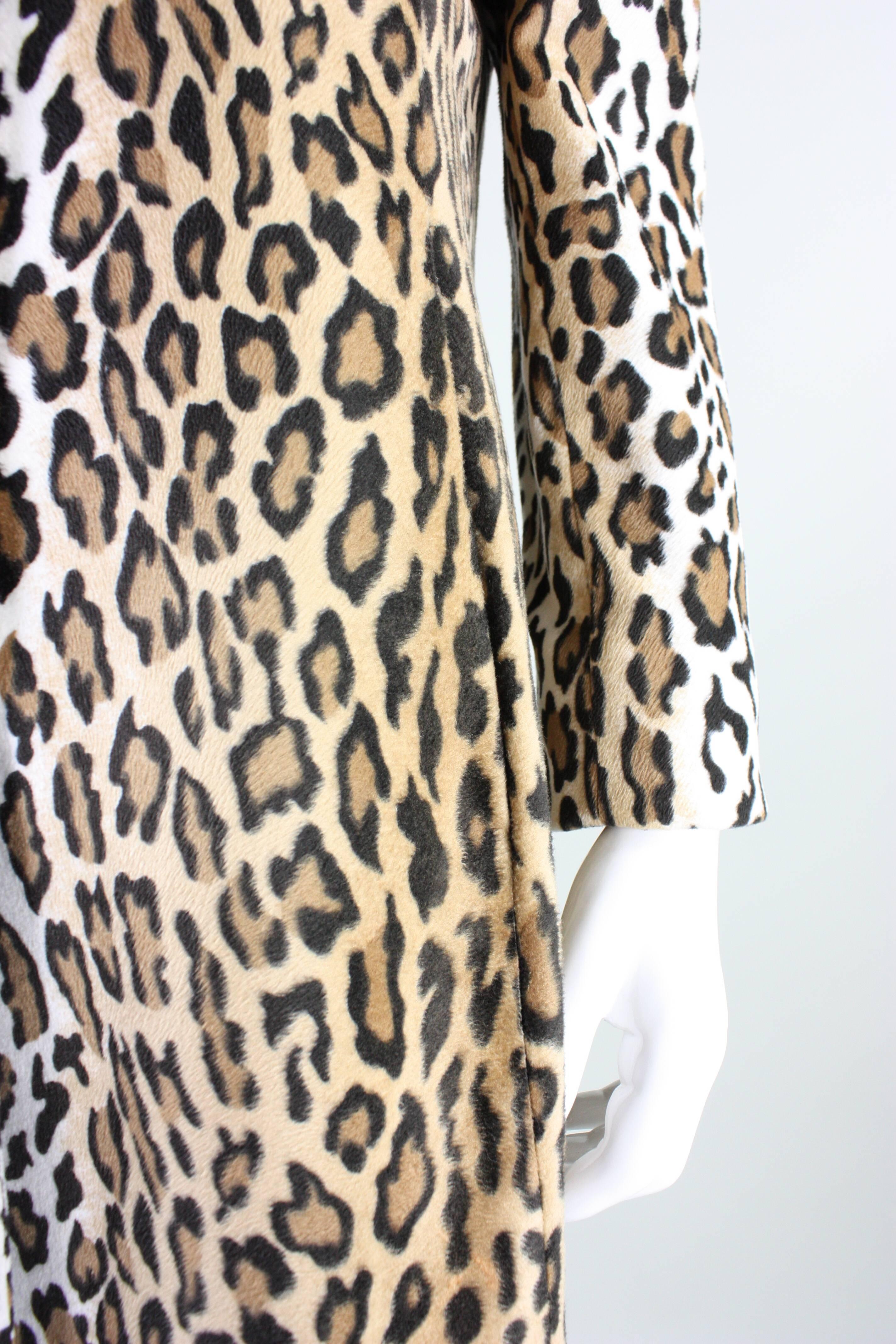 Moschino Faux Leopard Coat, 1990s  1