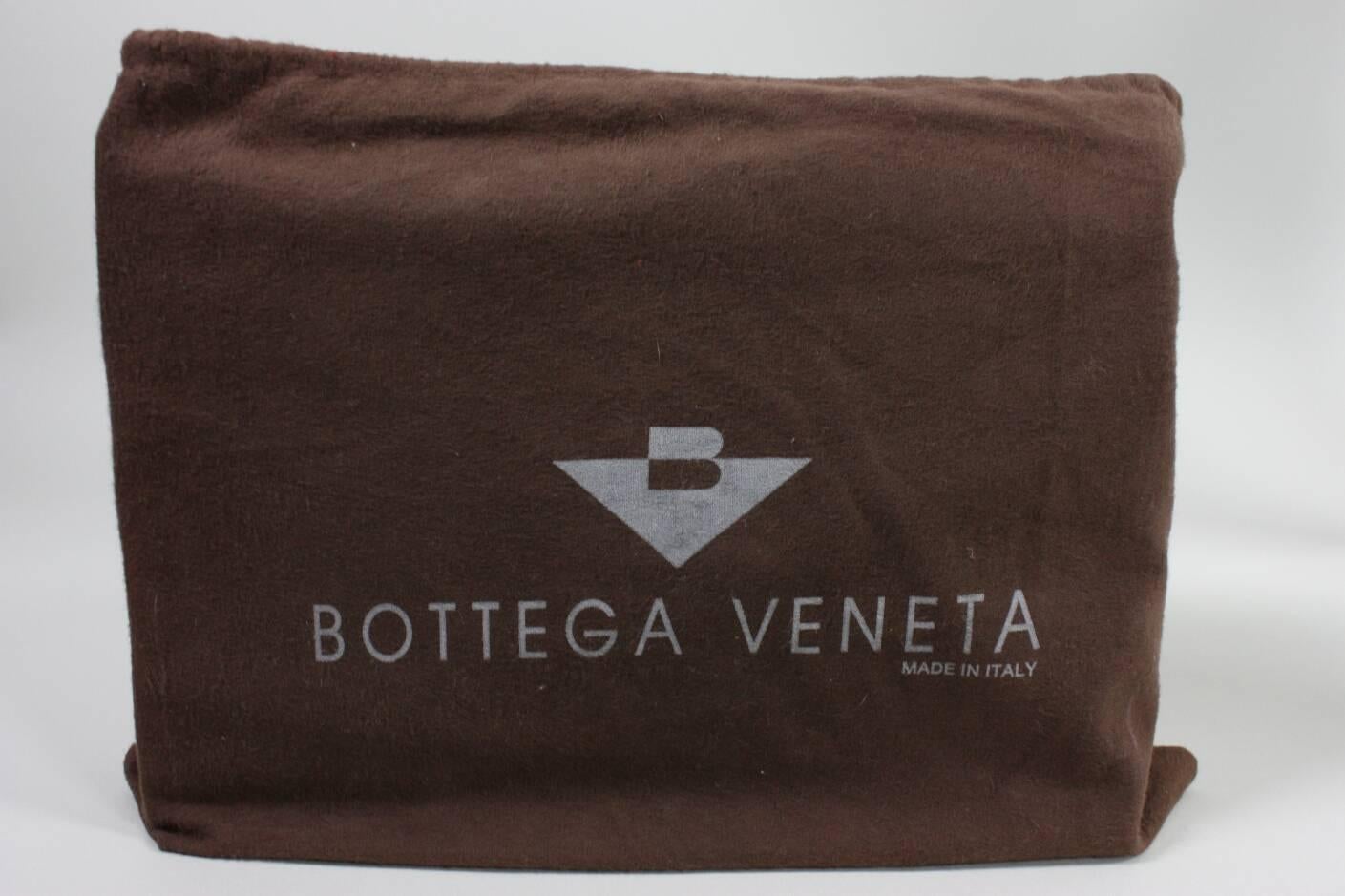 Bottega Veneta Black Leather Briefcase, 1990s  5