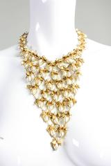 Miriam Haskell Pearl Bib Necklace