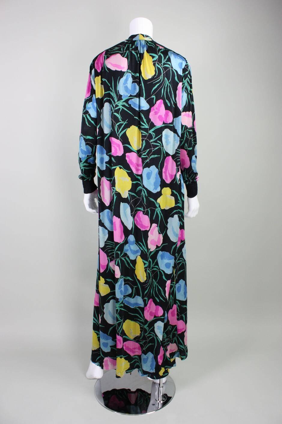 Women's 1970's Missoni Silk Jersey Gown & Jacket Ensemble For Sale