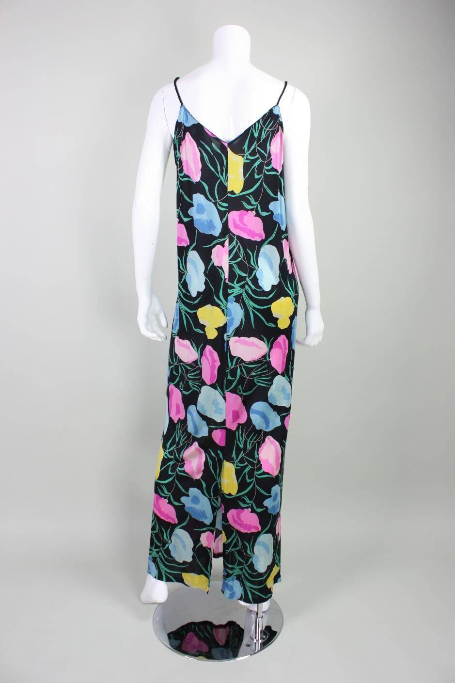 1970's Missoni Silk Jersey Gown & Jacket Ensemble For Sale 2