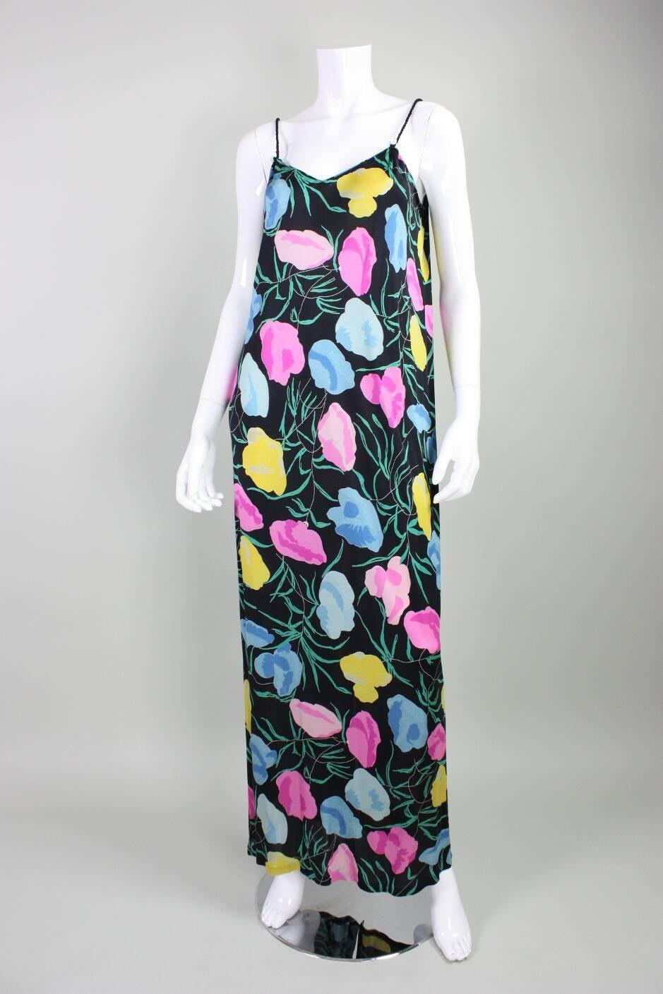 1970's Missoni Silk Jersey Gown & Jacket Ensemble For Sale 1