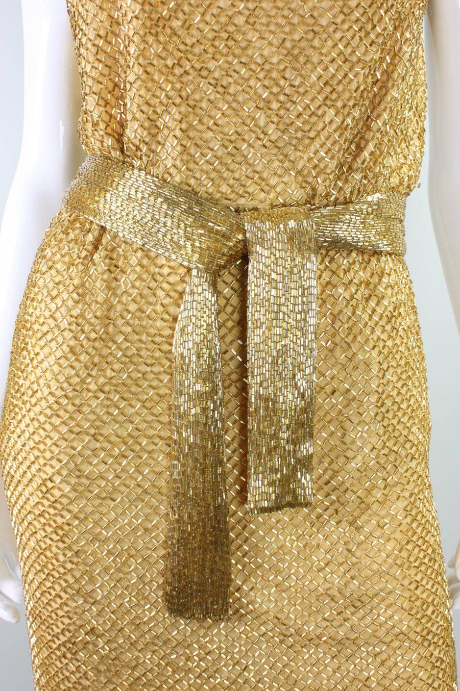 1950's Ceil Chapman Beaded Party Dress For Sale 2