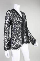Edwardian Black Tape Lace Jacket
