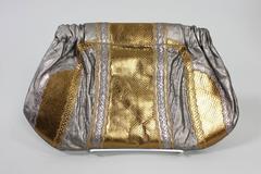 1980's Carlos Falchi Metallic Handbag