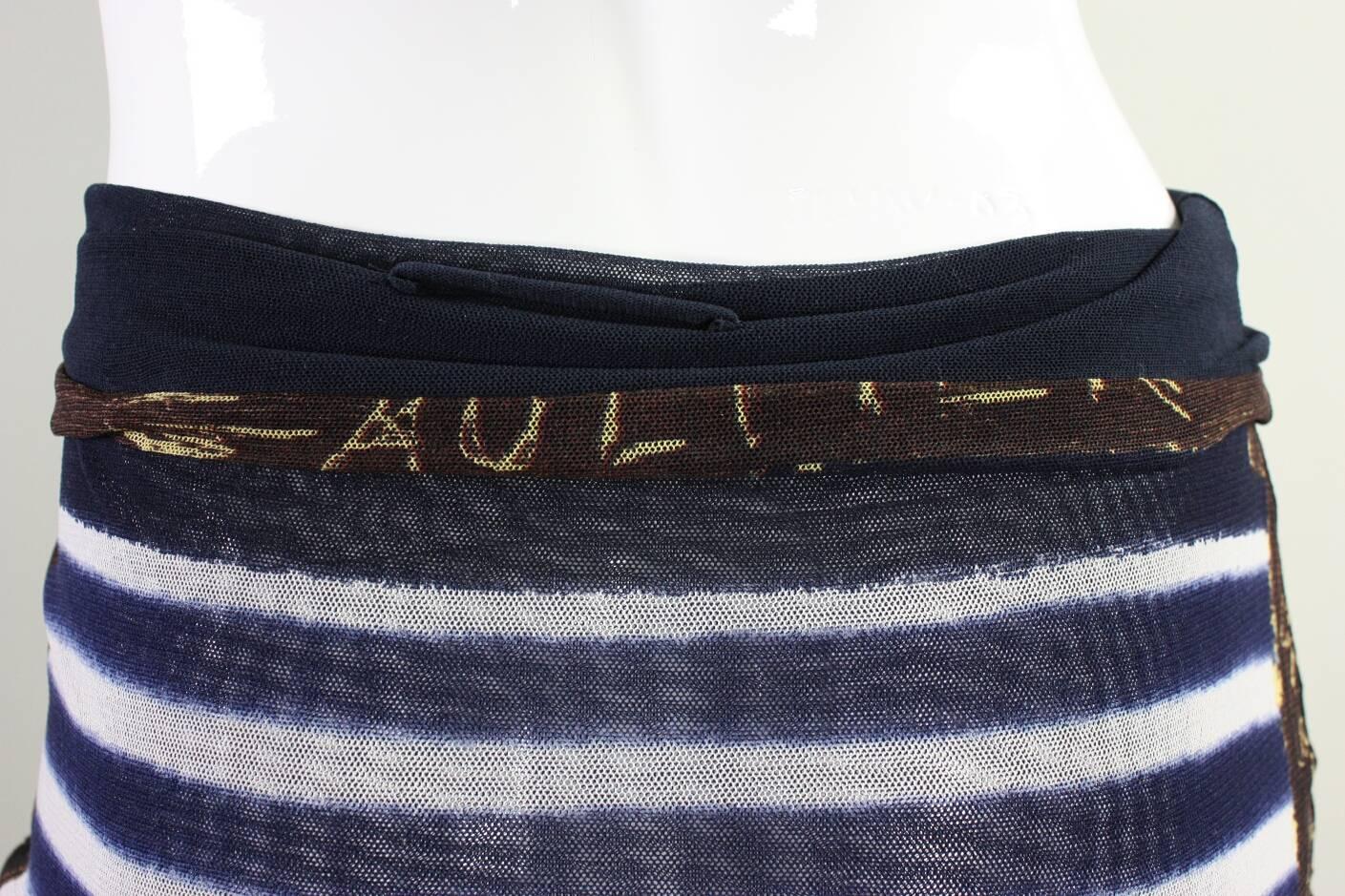 Early 2000's Jean-Paul Gaultier Mesh Skirt 2