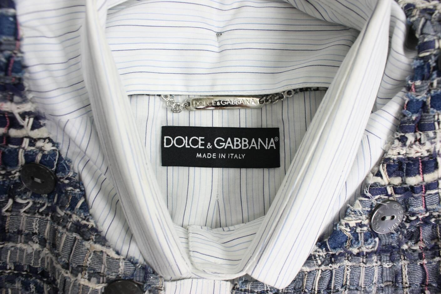 Dolce & Gabbana Woven Denim Jacket 2