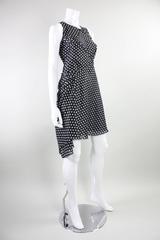 2003 Comme des Garcons Dotted Asymmetrical Dress