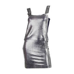 Paco Rabanne Metal Studded Ensemble, 1980s