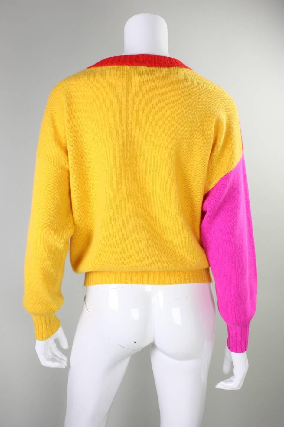 Women's 1980's Krizia Figural Sweater For Sale