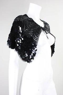 1930's Capelet with Paillettes and Sequins