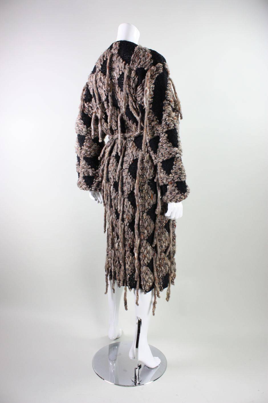 yarn fringe jacket