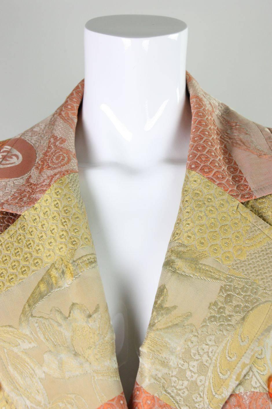 1990's Christian Lacroix Jacquard Blazer For Sale 1