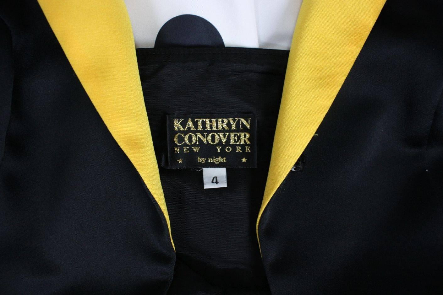 1980's Kathryn Conover Polka-Dotted Halter Dress For Sale 2