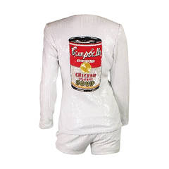 1990's Jeanette Campbell's Soup Sequined Ensemble