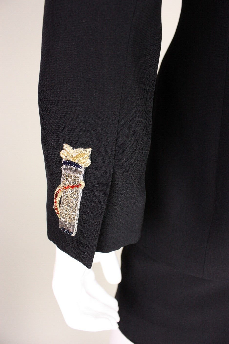 Karl Lagerfeld Embellished Suit, 1990s  For Sale 3