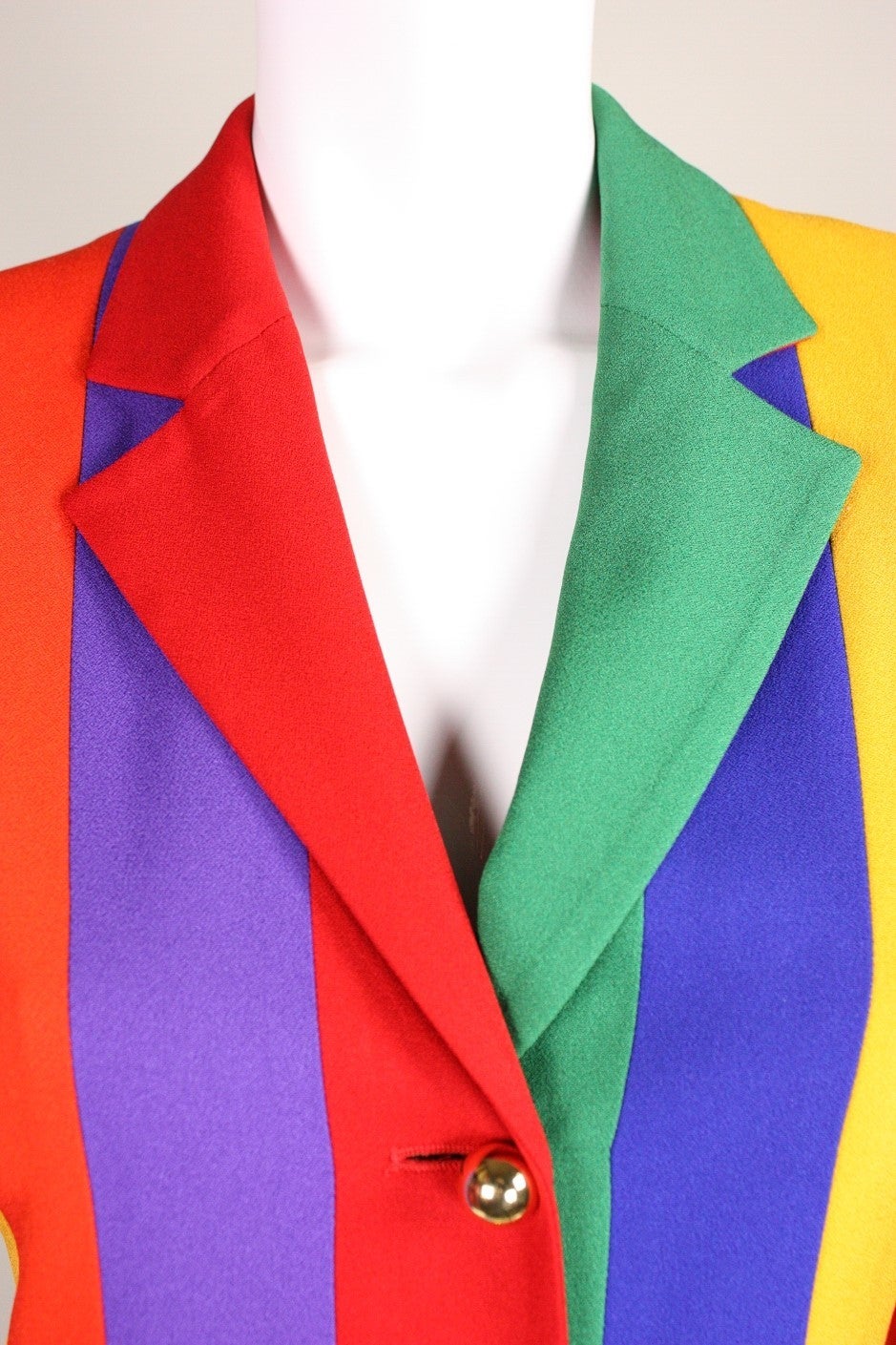 1990's Moschino Color Blocked Jacket 2