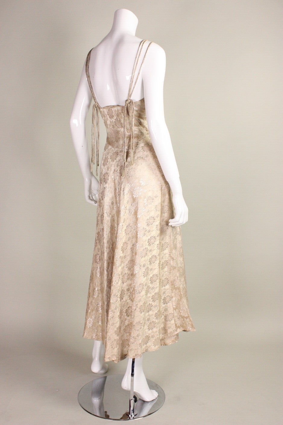 bias cut dress 1930s