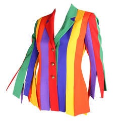 1990's Moschino Color Blocked Jacket