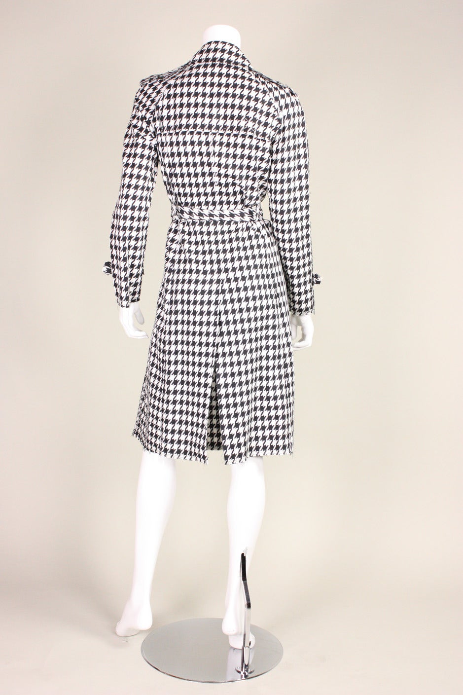 Women's Junya Watanabe for Comme des Garcons Houndstooth Trench For Sale