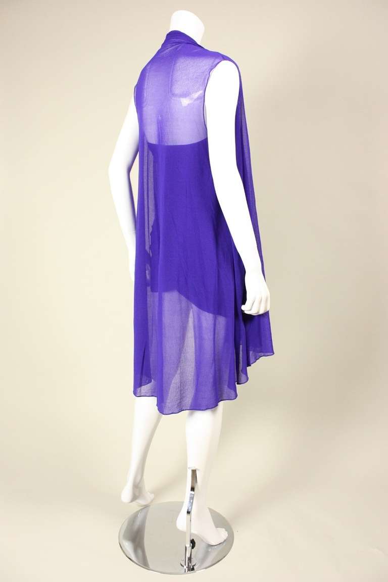 Giorgio di Sant Angelo Mesh Strapless Dress & Jacket In Excellent Condition In Los Angeles, CA