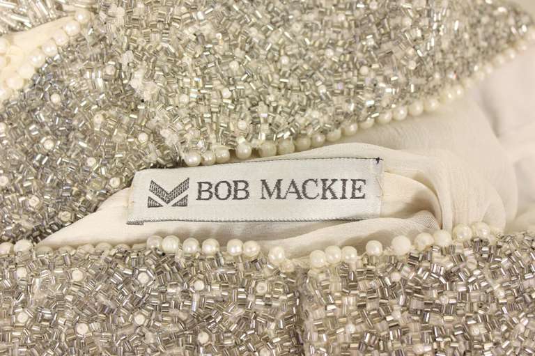 1980's Bob Mackie Beaded Flapper Dress 5