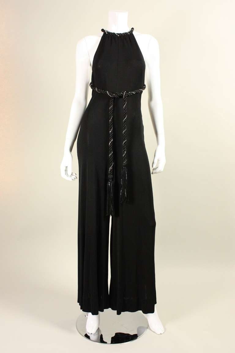 1970's Bob Mackie Jumpsuit with Open Back 4